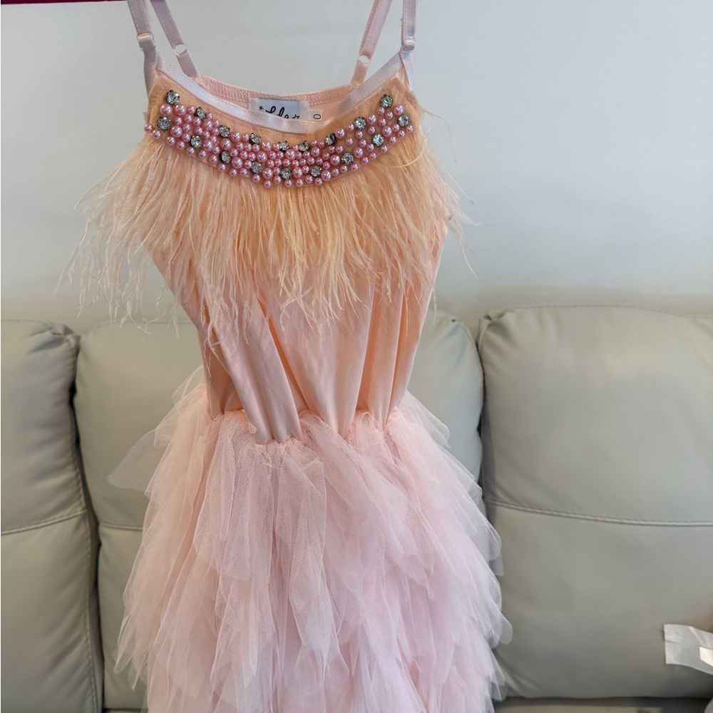 Lola Pink Beaded Dress
